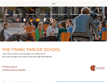 Tablet Screenshot of lefrancparler.com